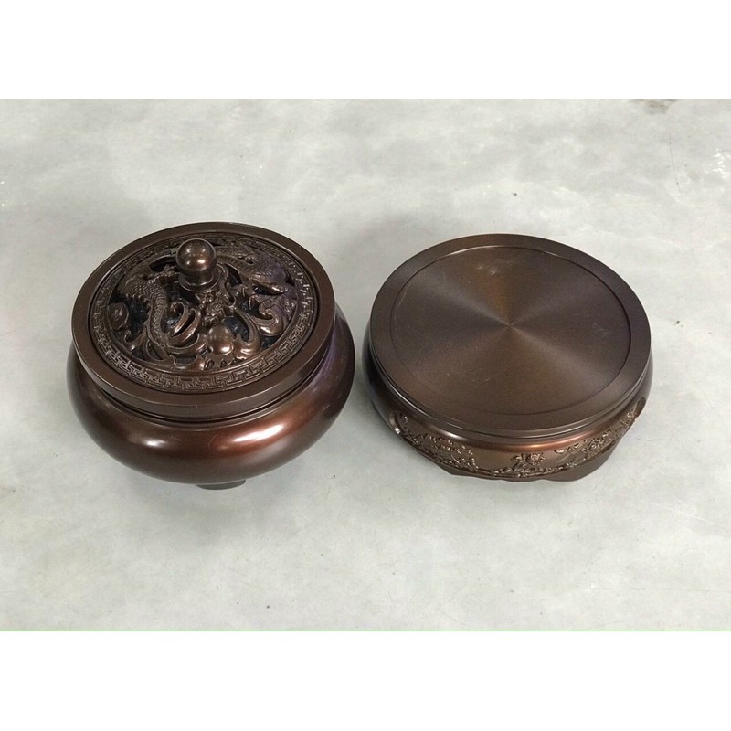 Trầm Hương - Lư đốt trầm, xông trầm chất liệu đồng nguyên khối | BigBuy360 - bigbuy360.vn