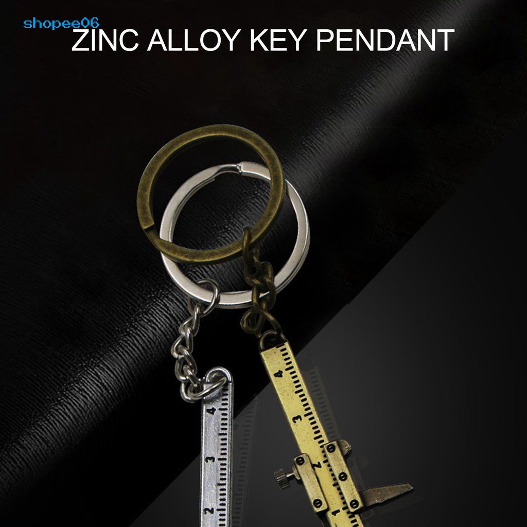 Móc Khóa Hình Thước Đo Lường Mini Unisex