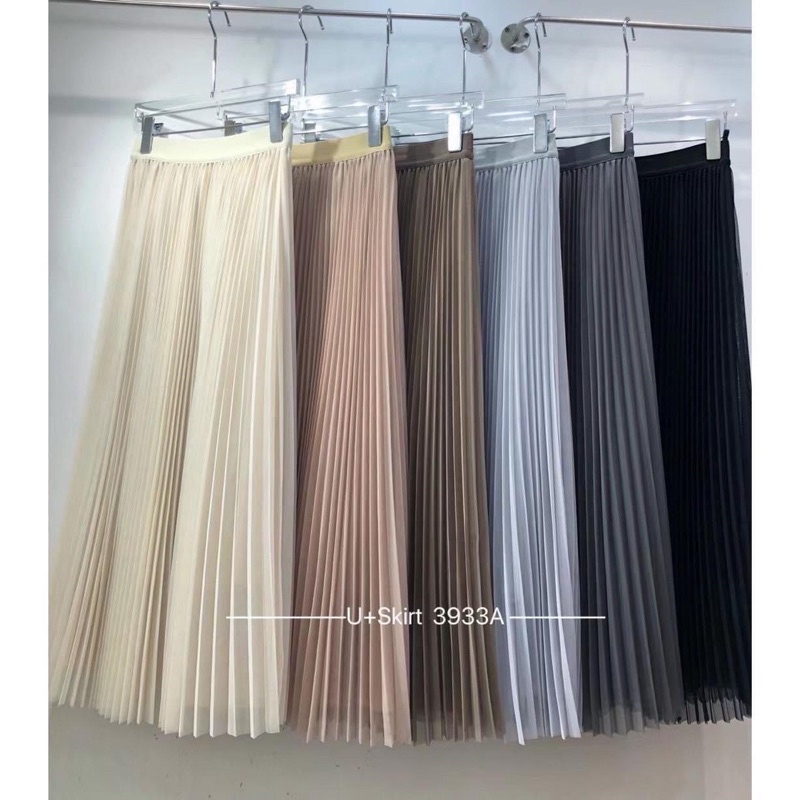 Chân váy xếp ly dài hàng QC, Chân váy maxi lưới lụa cạp chun CV1550 - NhiNhi Shop | BigBuy360 - bigbuy360.vn