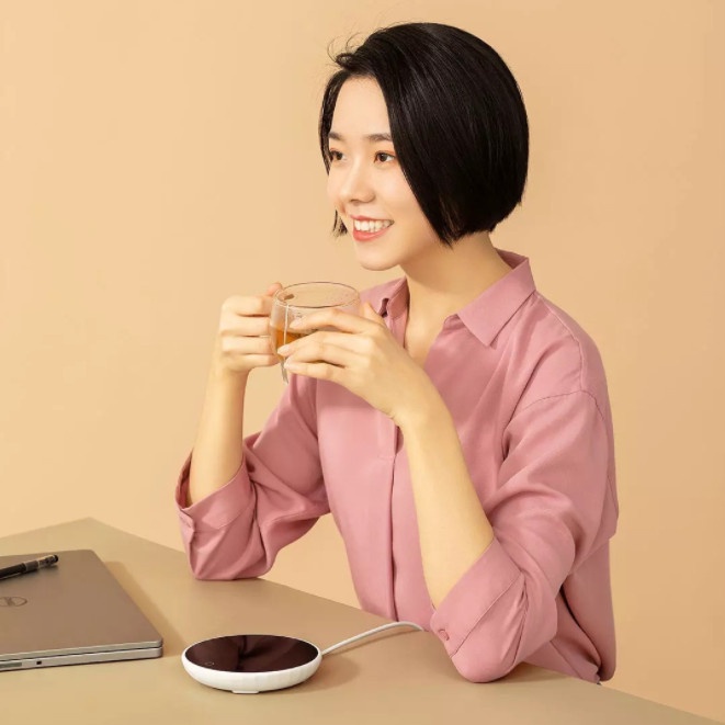 Đến Hâm Nóng Đồ Uống Xiaomi 55 Độ Đế Hâm Nóng Thông Minh Phù Hợp Với Mọi Chất Liệu Sử Dụng Nút Bấm Cảm Biến