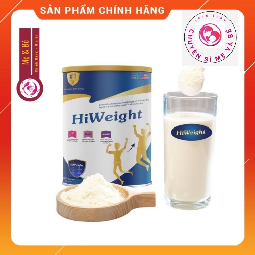 [Chính hãng] Sữa non Hiweight - Sữa tăng cân cho người gầy hộp 650g