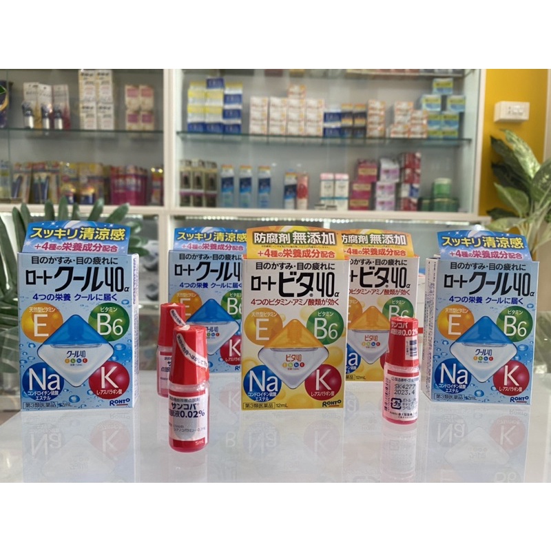 Nước Nhỏ Mắt Rohto Vita 40 Nhật Bản 12ml , Nước Nhỏ Mắt Sancoba 0.02% 5ml Nhật Bản | BigBuy360 - bigbuy360.vn