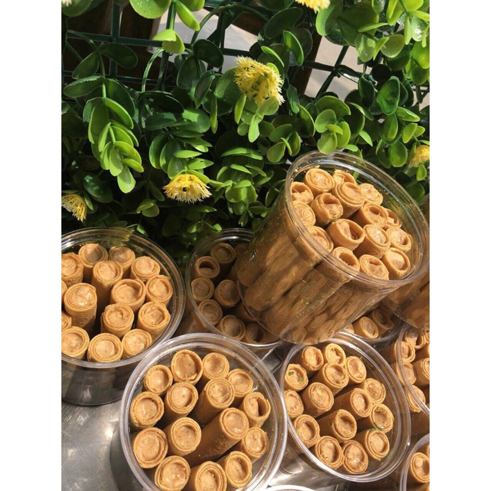 BÁNH ỐNG NGÒ NHÂN BƠ ĐẬU PHỘNG