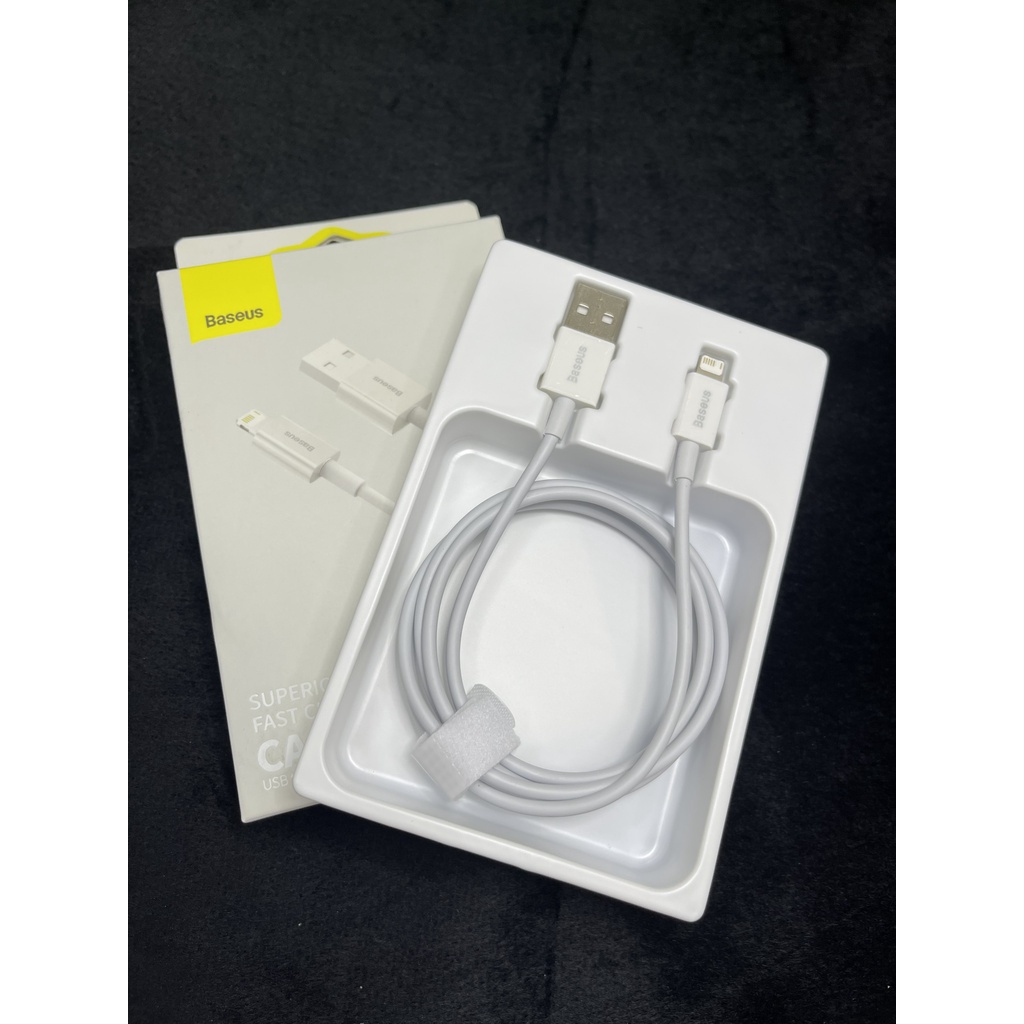 Cáp Sạc IP Baseus Cafule Series Metal Data Cable USB to IP 2.4A- Thiết Kế Nhỏ Gọn, Tiện Lợi Cho Người Sử Dụng.