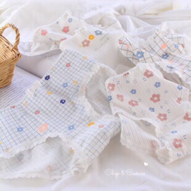 Quần lót nữ thun cotton hoạ tiết độc đáo