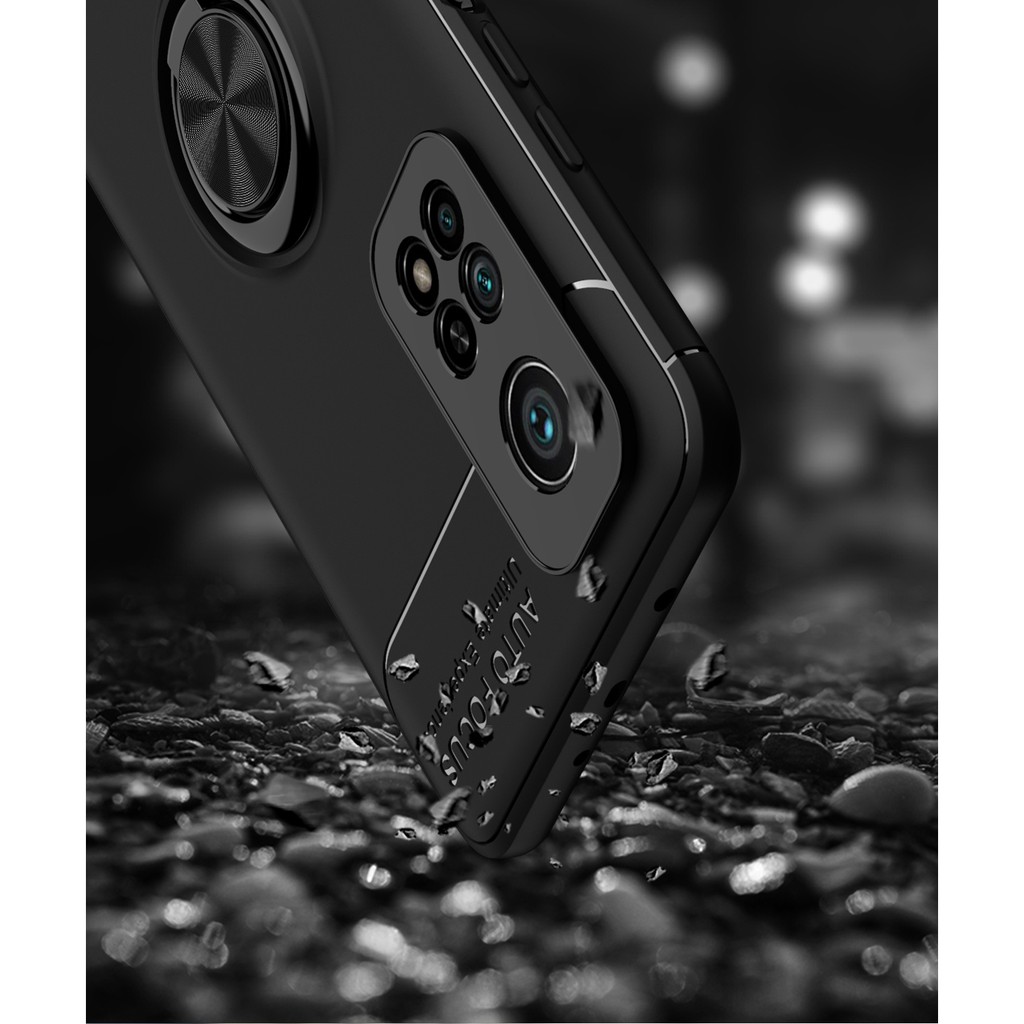 Ốp lưng Xiaomi Mi 10T Pro / Mi 10T Nhẫn Iring hiệu Auto Focus cao cấp
