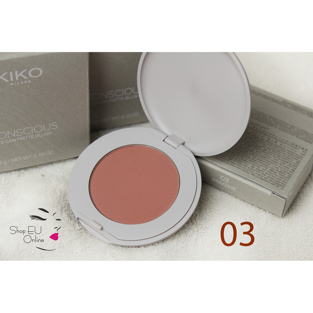 Phấn má kiko - Má hồng kiko Konscious Vegan Matte Blush - Kiko Milano - Italy