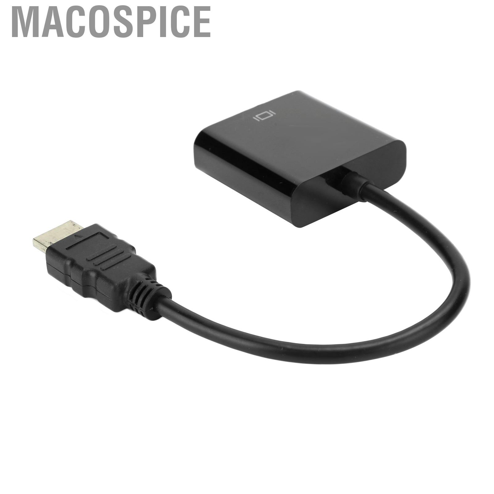 4 Cáp Chuyển Đổi Từ Macospice Từ Hdmi Sang Vga Cho Laptop Dvd Ps3 / X360 Box 1080p