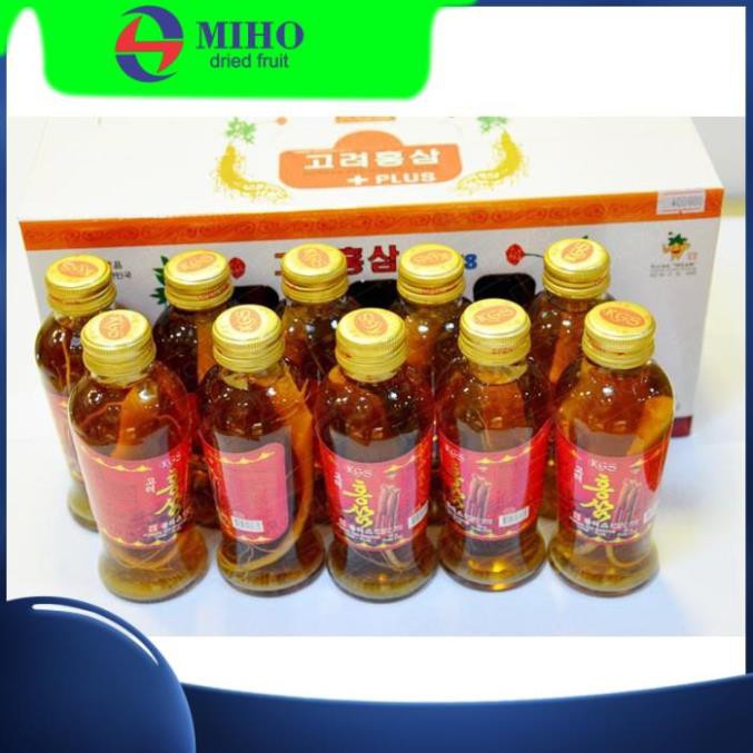 Nước uống hồng sâm có củ Hàn Quốc - chai 120ml