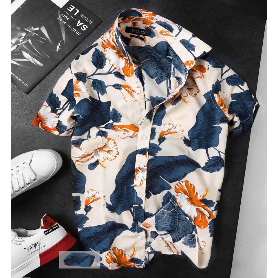 Áo Sơ Mi Họa Tiết Nam Cao Cấp Trẻ Trung Thoáng Mát | BigBuy360 - bigbuy360.vn