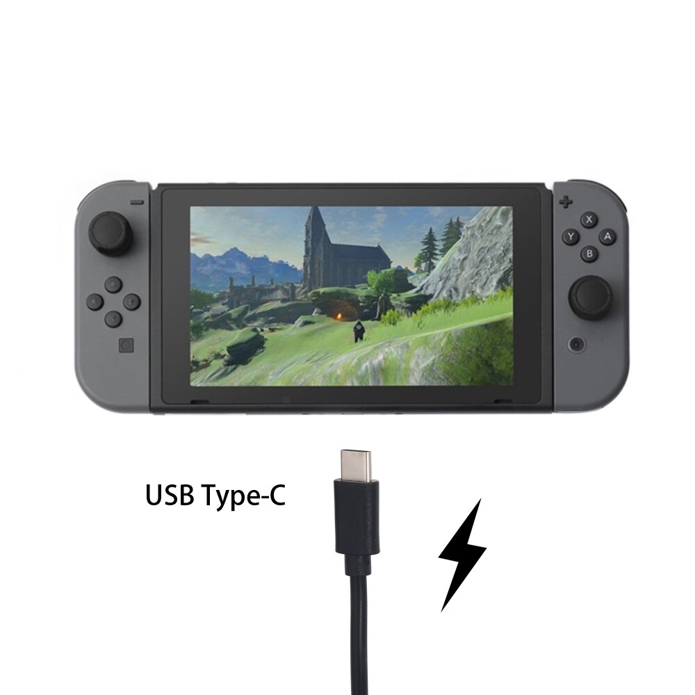 Dây Cáp Sạc Nhanh 1.8M Cho Máy Chơi Game Nintendo Switch