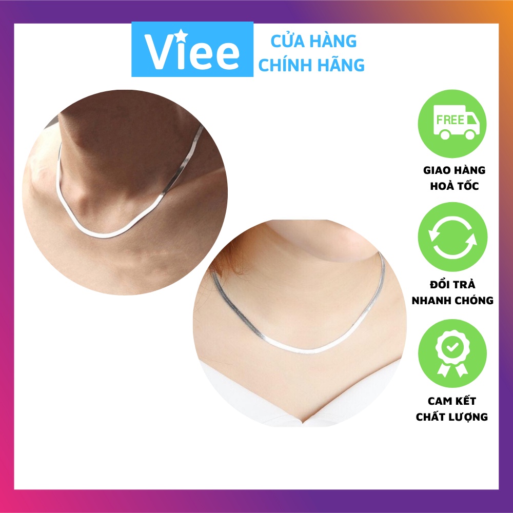 Dây chuyền nam nữ sợi mì titan cao cấp hàn quốc dài 45cm