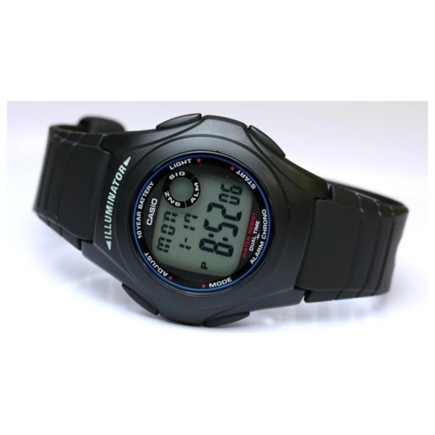 Đồng hồ unisex dây nhựa huyền thoại Casio Anh Khuê F-200W-1ADF