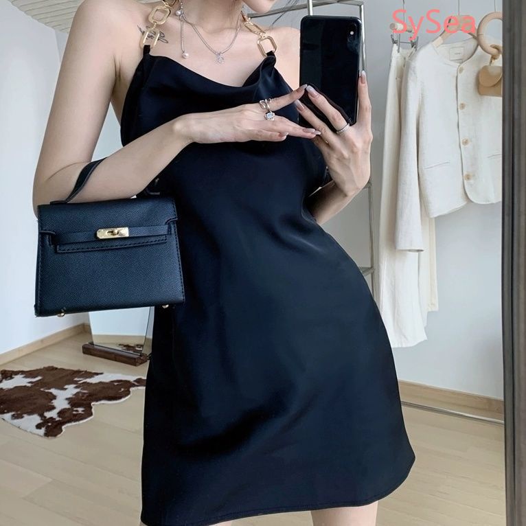 Đầm Dây Hở Lưng Thời Trang Mùa Hè Quyến Rũ Cho Nữ