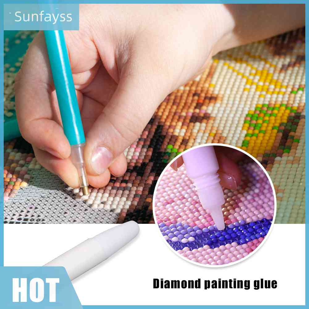 Chai Keo Dán Tranh Đính Đá 3ml DIY Tiện Dụng