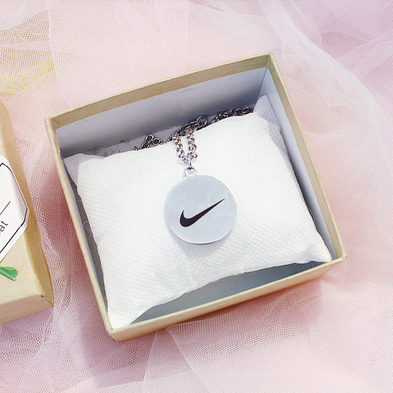 vòng cổ Mặt Thẻ Tròn Đơn Giản Cho Cặp Đôi