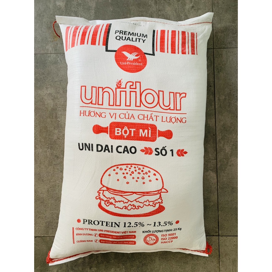 BỘT MÌ UNI DAI CAO SỐ 1 bao 25kg