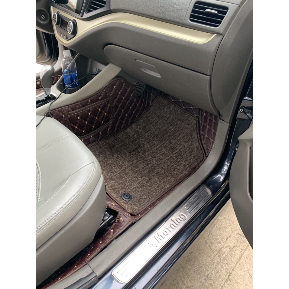 Thảm lót sàn ô tô 6D Kia Morning 2020-2022, 2013-2019, 2007-2012 bảo vệ sàn xe, không mùi, không thấm nước