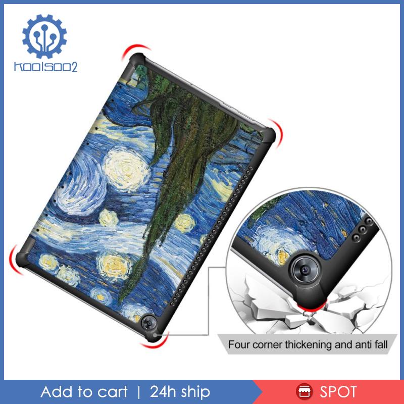[KOOLSOO2]Anti-shock PU Stand Protective Cover Auto Wake/Sleep for MediaPad M5 10.8\'\' #1