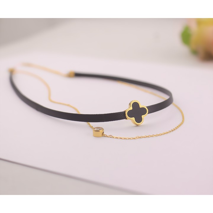 DÂY CHUYỀN TITAN  THỜI TRANG CHOKER TN291 ĐẸP SIÊU BỀN MÀU