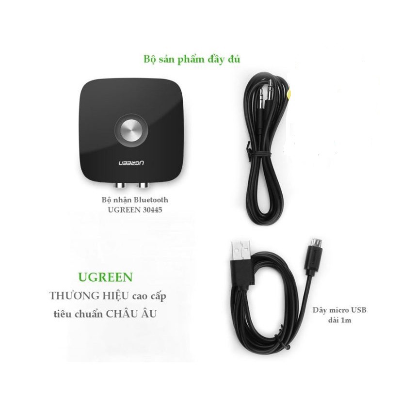 Thiết bị nhận Bluetooth 4.1 Music Receiver Ugreen 30445 Hàng chính hãng