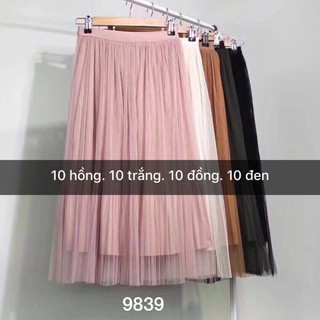 G06. 9839. chân váy vol xòe dài