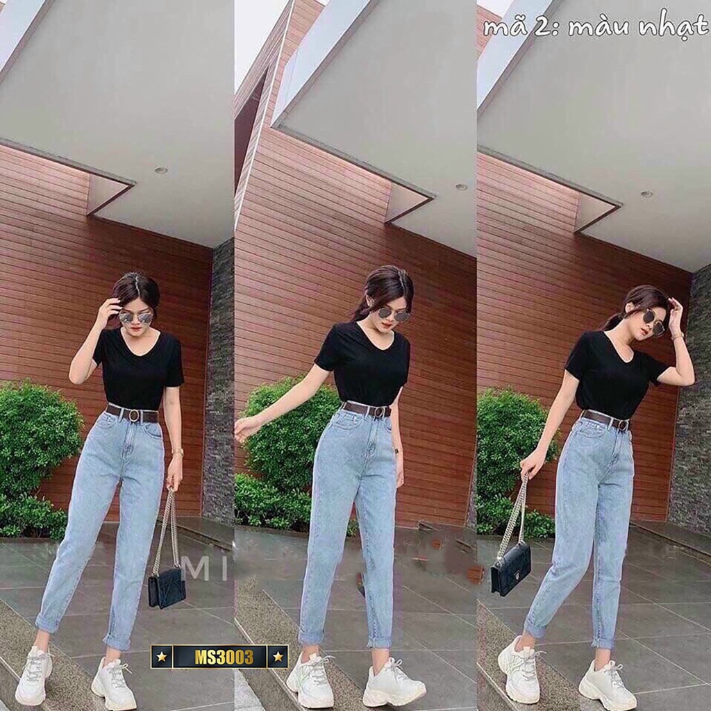 6 Mẫu Quần beggy jean nữ thời trang