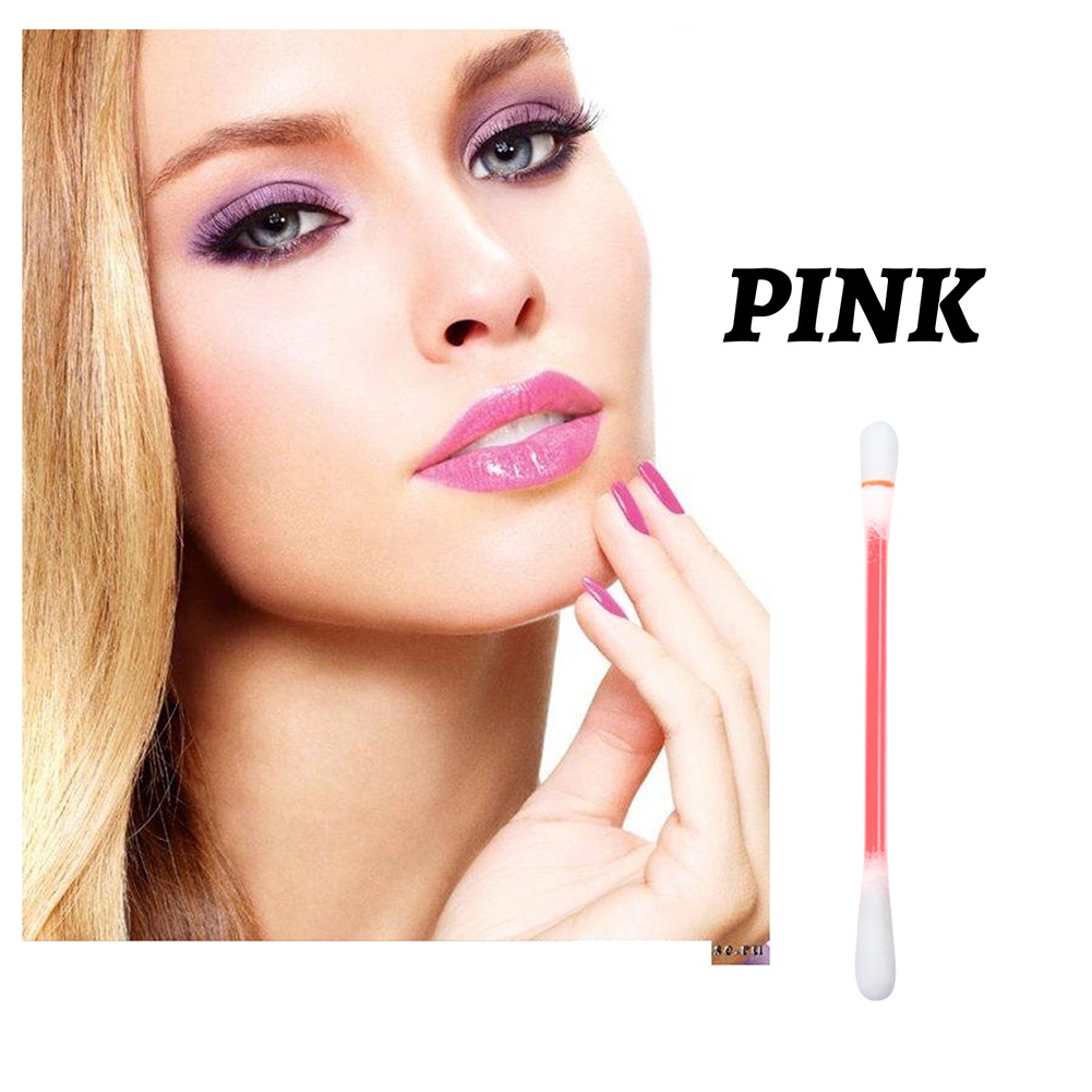 Tăm Bông Son Men Cotton Lip Glaze Di Động Làm Đẹp Sáng Tạo Không Phai Màu Môi wine01