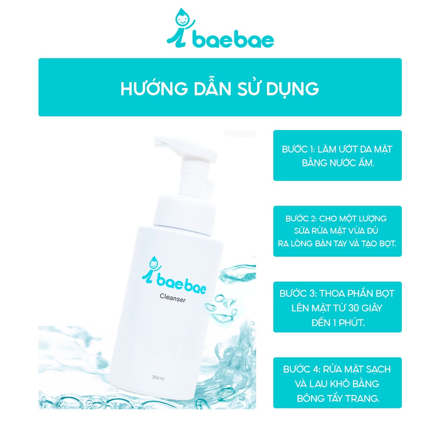 Sữa Rửa Mặt i baebae Cleanser 350ml