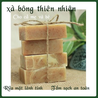 [100% TỪ THIÊN NHIÊN] Xà bông thiên nhiên Mộc An_soap 25g-100g_Thay thế sữa tắm , sữa rửa mặt
