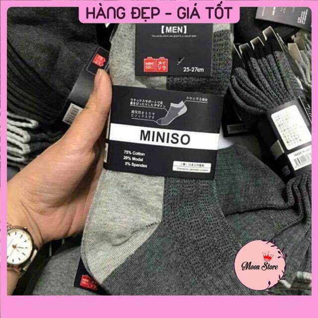 SET 5 đôi tất Miniso nam CỔ CAO hàng xuất Nhật loại 1 - ảnh thật + video