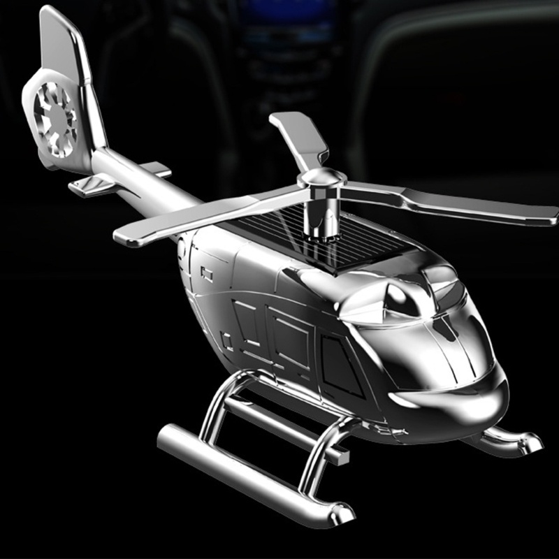 Phụ kiện khuếch tán tinh dầu cho xe hơi hình máy bay trực thăng sử dụng năng lượng mặt trời kèm phụ kiện