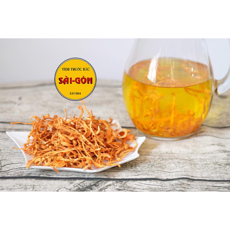  Nấm Đông Trùng Hạ Thảo (Hàng thơm, vàng, đẹp) 100g