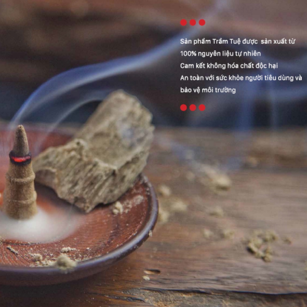 Nụ trầm hương xông nhà ⚡️KHÔNG CAY MẮT⚡️ Trầm nụ 60 viên, không cay mắt, hương thơm nhẹ, cho tâm hồn thanh thản