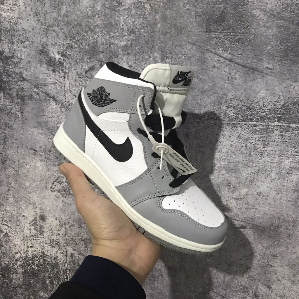 Giày JD1 high JORDAN 1 CAO CỔ các màu ĐEN XANH XÁM CAM hot trend nam nữ