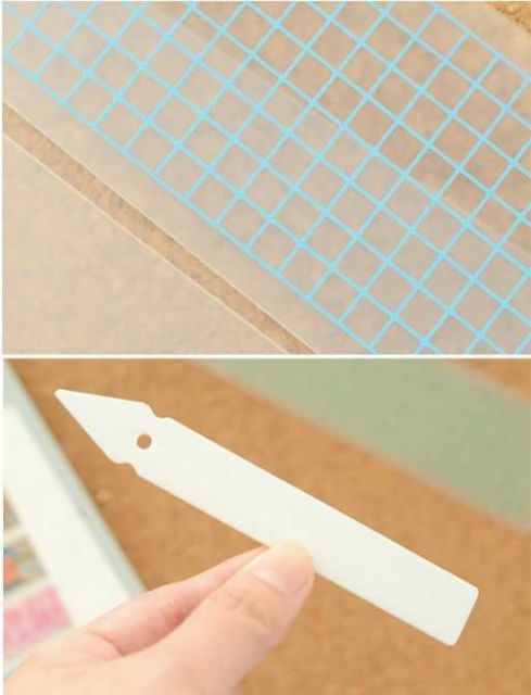 Thẻ nhựa quấn washi tape