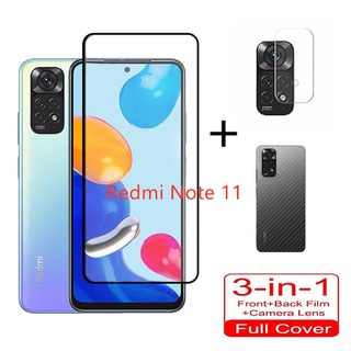 Ốp Điện Thoại Mặt Kính Cho Xiaomi Redmi Note 11 Note11S Note 11 Pro Redmi 10 Note 10 9Pro 8S 9T 9S 9A 9C POCO X3