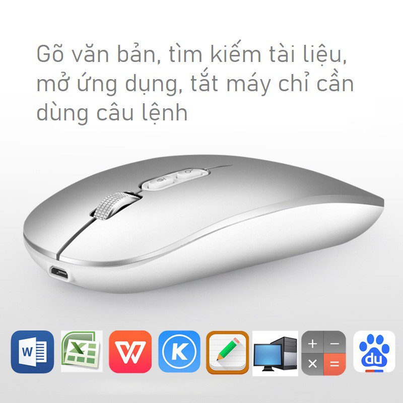 Chuột Thông Minh Chuyển Giọng Nói Sang Văn Bản Dịch nhiều ngôn ngữ sử dụng công nghệ Ai