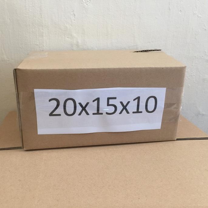 thùng hộp carton bìa giấy đóng gói hàng kích thước 20x15x10 giá rẻ tận xưởng giao hỏa tốc nhận hàng ngay