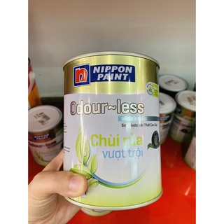 Sơn nội thất Nippon Odour-Less Chùi Rửa Vượt Trội 1 lít màu trắng