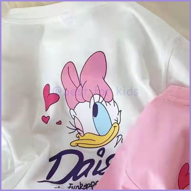 Áo Thun Cotton Ngắn Tay Phong Cách Phương Tây Thời Trang Mùa Hè Cho Bé Gái