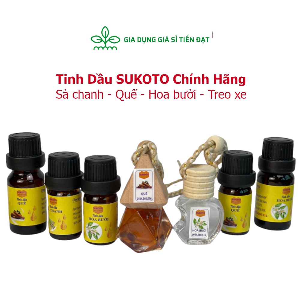 Tinh dầu thiên nhiên 8 mùi hương treo xe, đuổi muỗi, thơm phòng