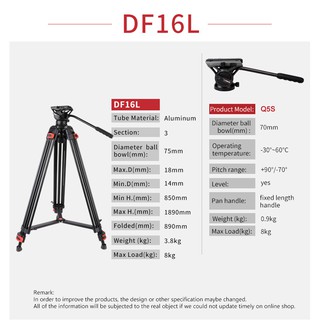 CHÂN MÁY QUAY COMAN DF-16LQ5S + QUÀ TẶNG