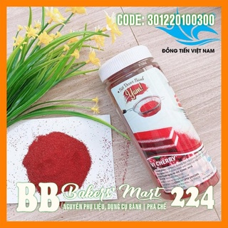 Bột rắc decor trang trí bánh bánh yum - vị cherry anh đào đỏ - hủ 300gr