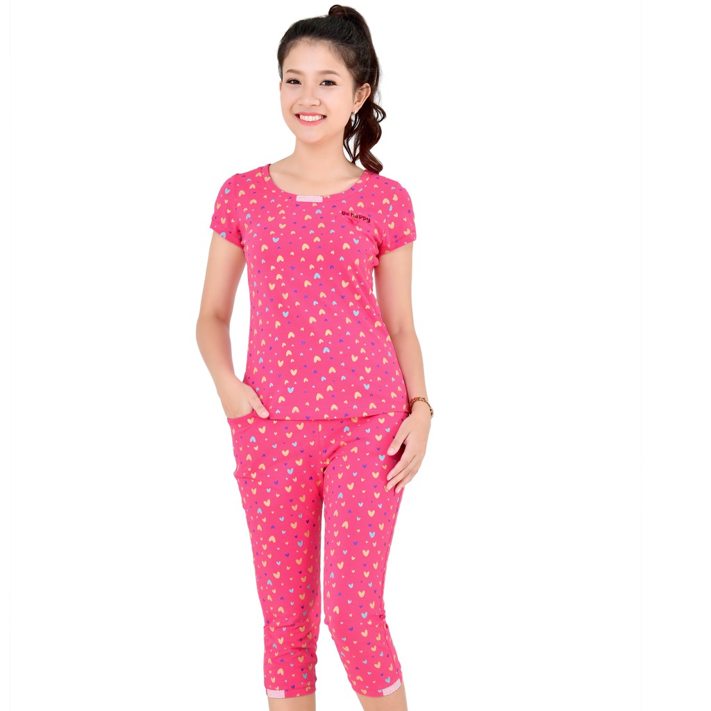 Bộ Mặc Nhà Gia Hồi Quần Lửng M