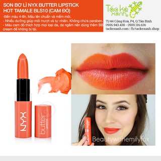 Son Dưỡng Có Màu NYX Butter - Hot Tamale BLS10