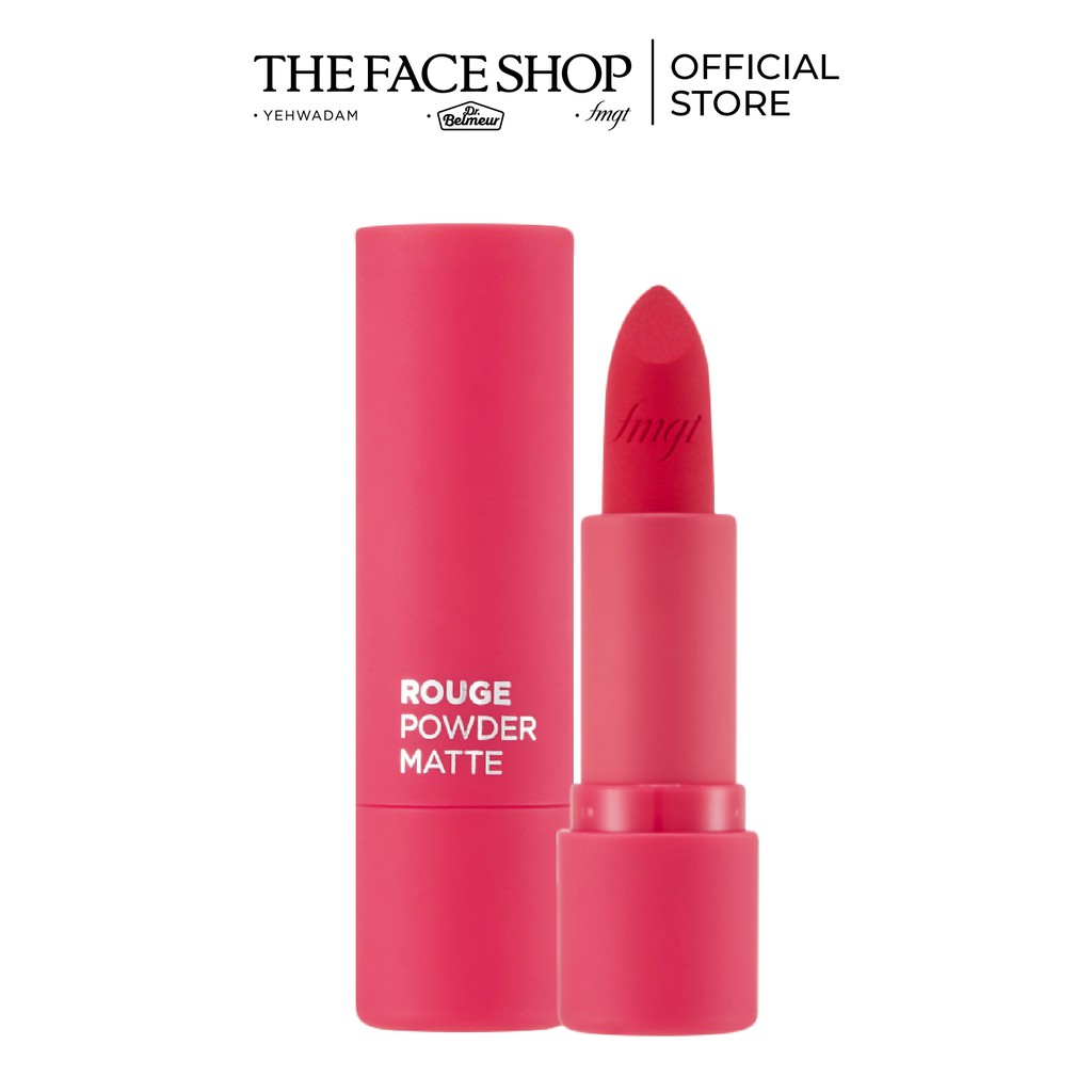  Son Môi Trang Điểm TheFaceShop Rouge Powder Matte 3.2g