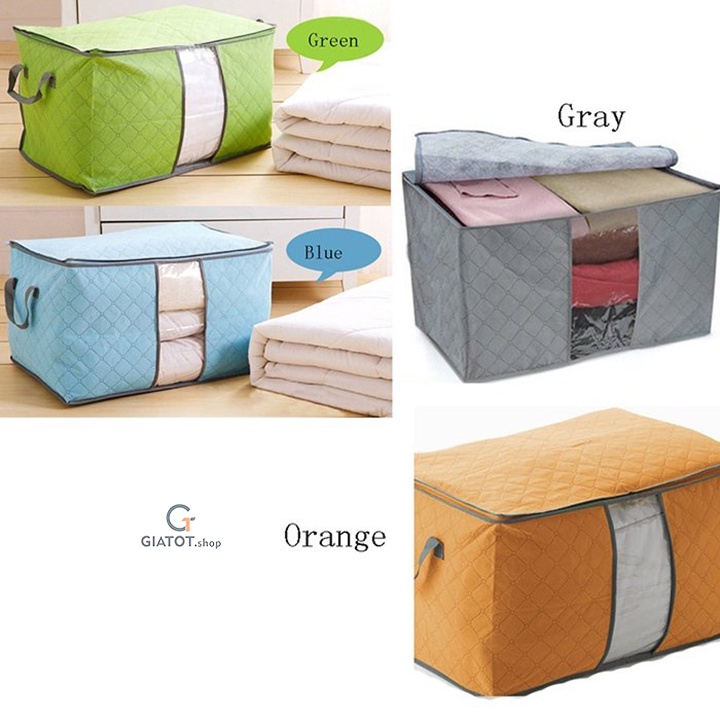 Túi Đựng Chăn Màn Quần Áo Big Size Bằng Vải Không Dệt