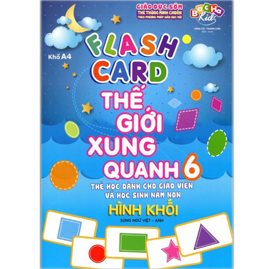 Flash Card - Thẻ Thế Giới Xung Quanh 6 - Hình Khối Gigabook