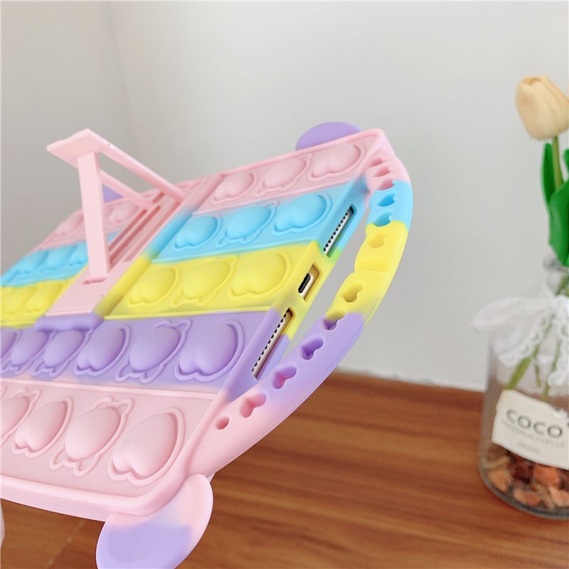 Ốp máy tính bảng silicon mềm họa tiết hoạt hình cho Samsung Galaxy Tab A 8 A7 S6 Lite 10.1 2019 2020